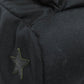 SAINT LAURENT Backpack leather black Star motif