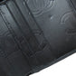 CHANEL Bifold Wallet lambskin black Cambon line Women Used Authentic
