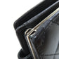CHANEL Bifold Wallet lambskin black Cambon line Women Used Authentic