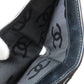 CHANEL Bifold Wallet lambskin black Cambon line Women Used Authentic