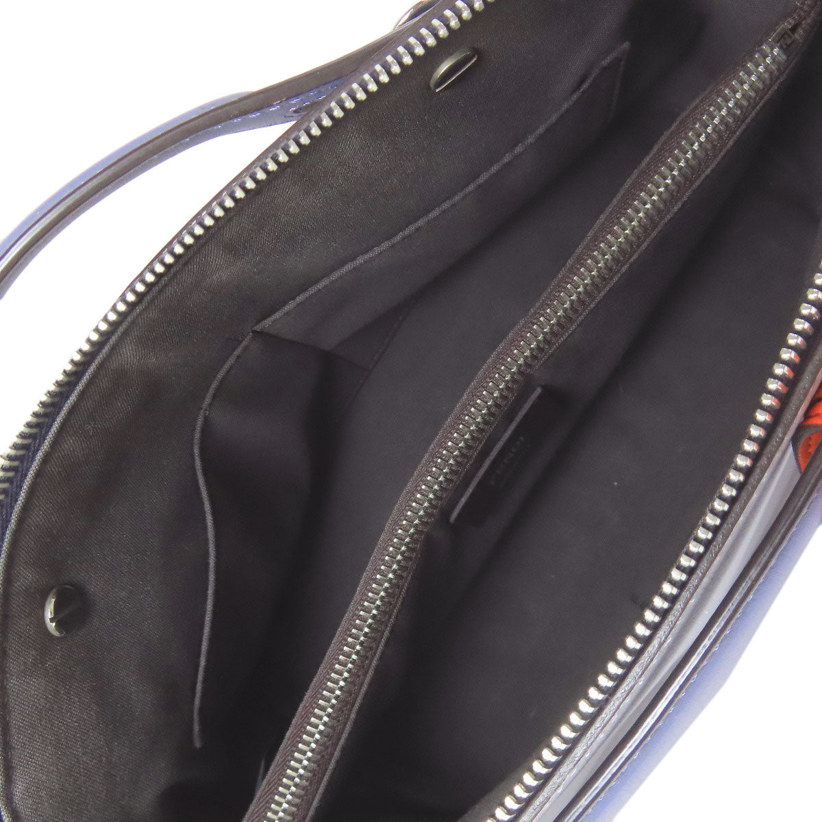 FENDI Handbag Calfskin blue By the way 2WAY Women Used Authentic