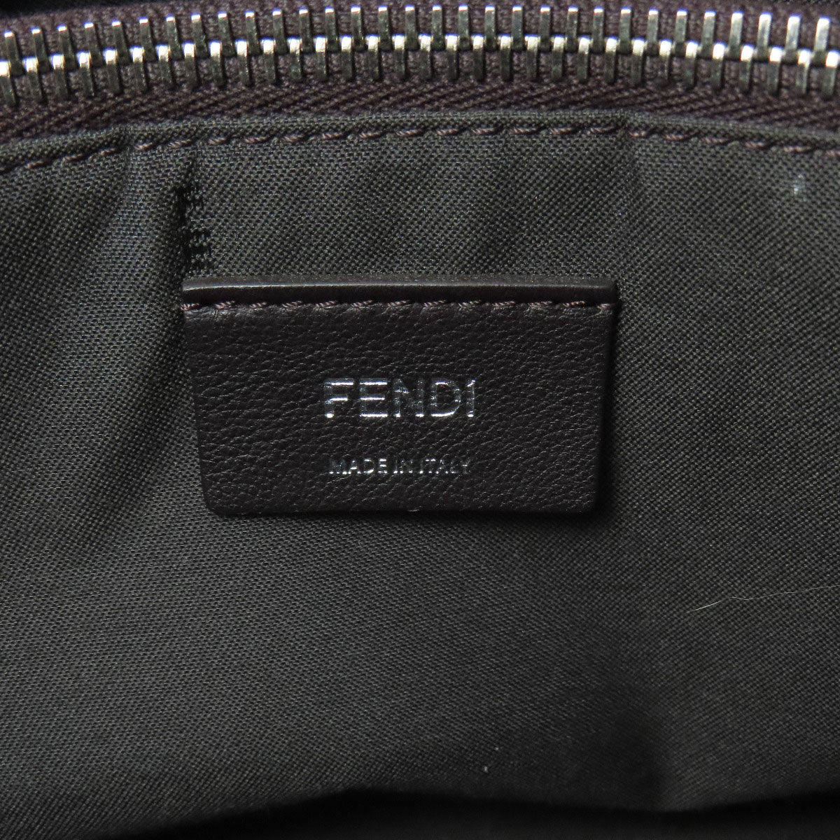 FENDI Handbag Calfskin blue By the way 2WAY Women Used Authentic