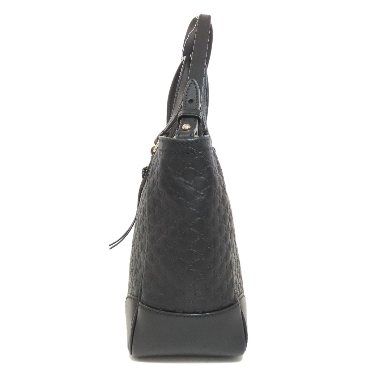 GUCCI Shoulder Bag 449241 Calfskin black Outlet GG Signature Microsima 2WAY Women Used Authentic