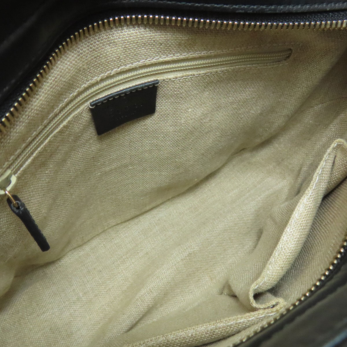 GUCCI Shoulder Bag 449241 Calfskin black Outlet GG Signature Microsima 2WAY Women Used Authentic