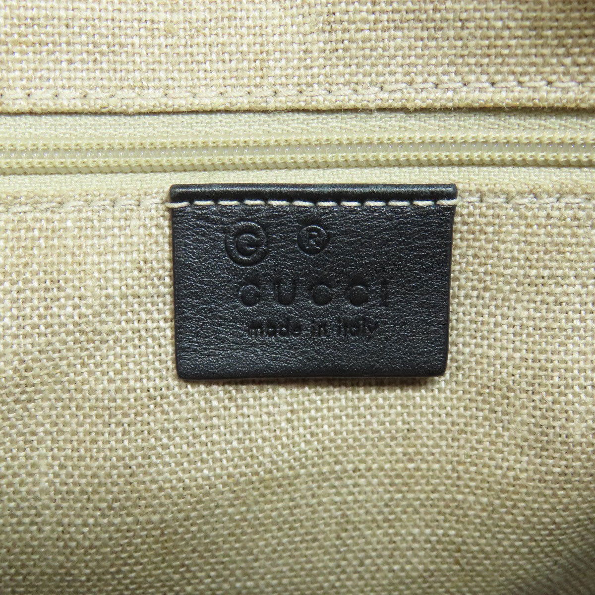 GUCCI Shoulder Bag 449241 Calfskin black Outlet GG Signature Microsima 2WAY Women Used Authentic