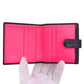 CHANEL Bifold Wallet lambskin black Cambon line Women Used Authentic