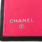 CHANEL Bifold Wallet lambskin black Cambon line Women Used Authentic