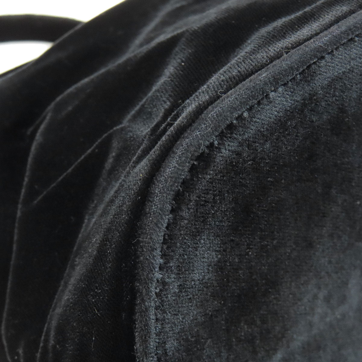 PRADA Handbag Corduroy black 2WAY