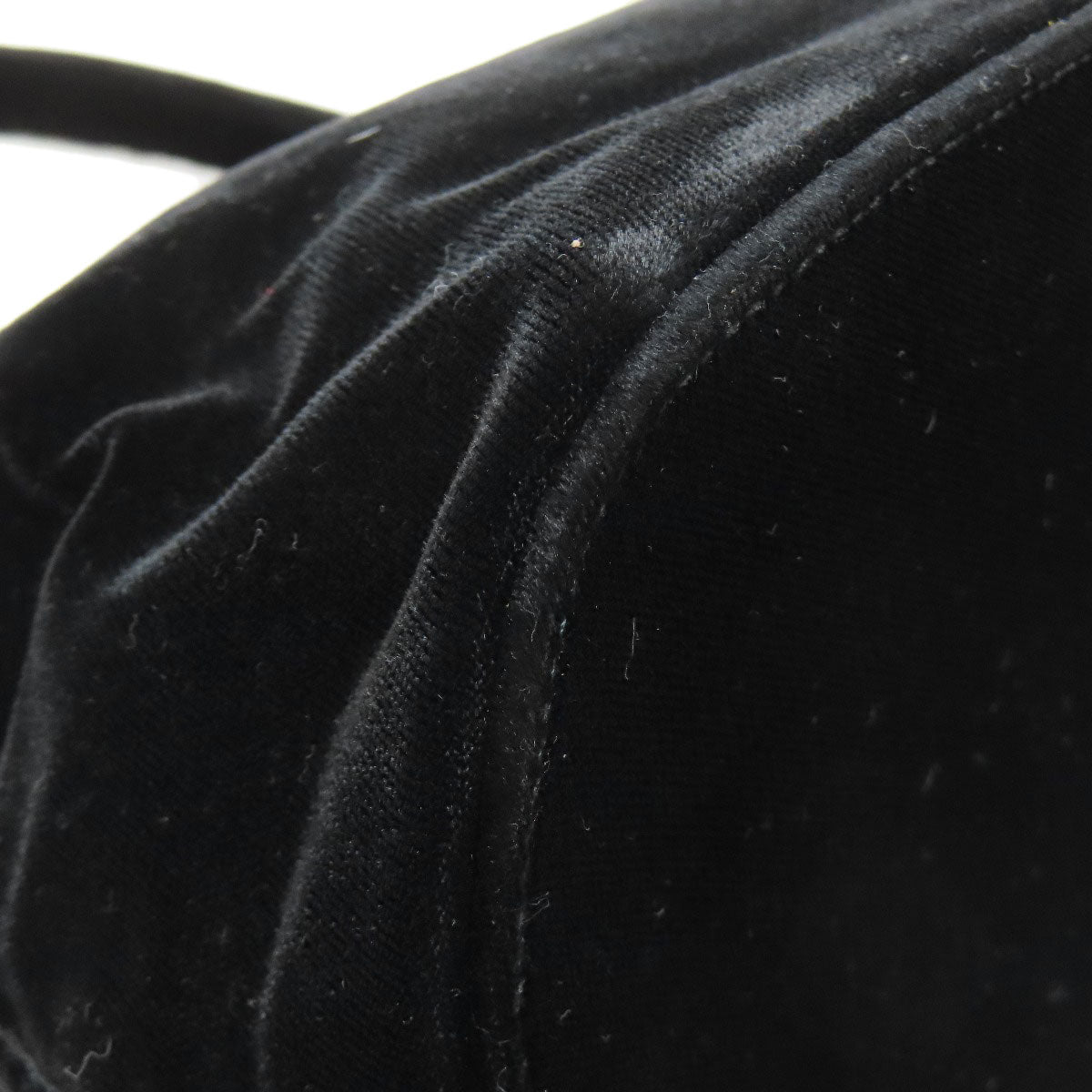 PRADA Handbag Corduroy black 2WAY