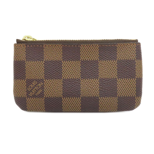 LOUIS VUITTON Coin case N62658 Damier canvas Brown Pochette Kle Women(Unisex) Used Authentic