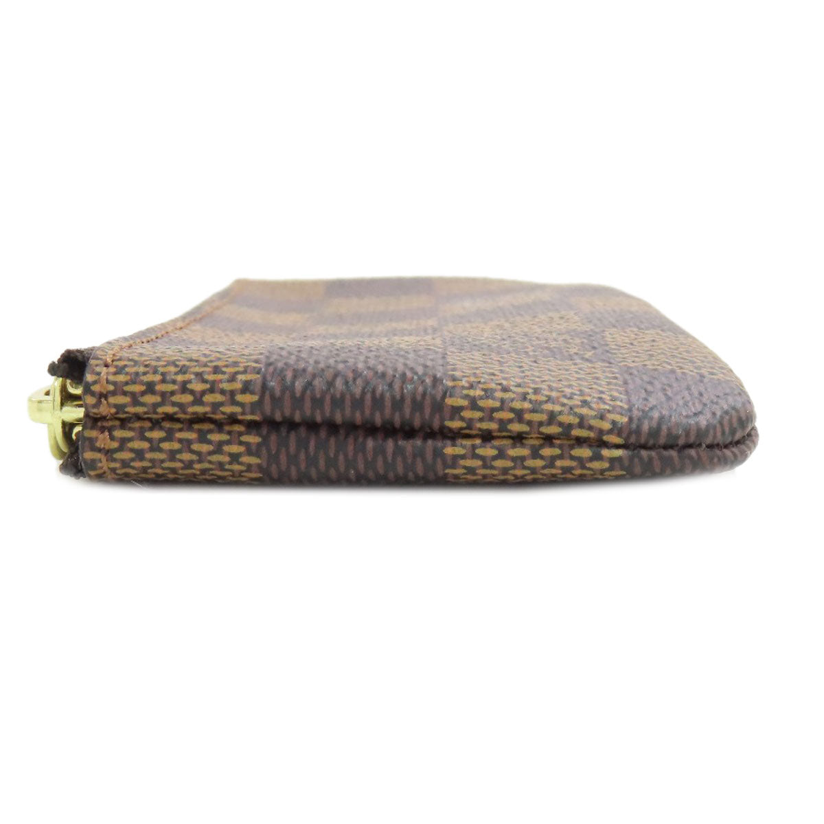 LOUIS VUITTON Coin case N62658 Damier canvas Brown Pochette Kle Women(Unisex) Used Authentic