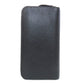 BURBERRY Long Wallet Purse leather black logo Women Used Authentic