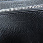 BURBERRY Long Wallet Purse leather black logo Women Used Authentic