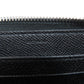 BURBERRY Long Wallet Purse leather black logo Women Used Authentic