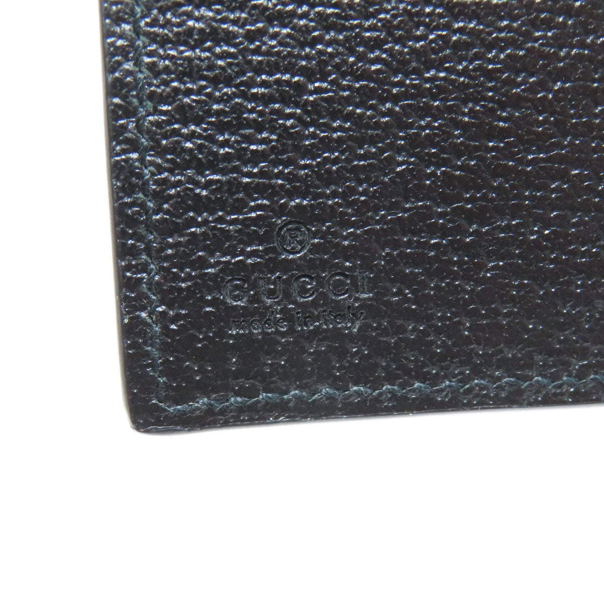 GUCCI Bifold Wallet 496334 canvas black Off the grid mens Used Authentic