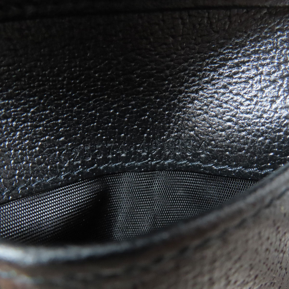 GUCCI Bifold Wallet 496334 canvas black Off the grid mens Used Authentic