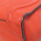 CELINE Handbag Calfskin Red Luggage nano 2 WAY Women Used Authentic
