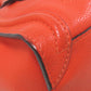 CELINE Handbag Calfskin Red Luggage nano 2 WAY Women Used Authentic