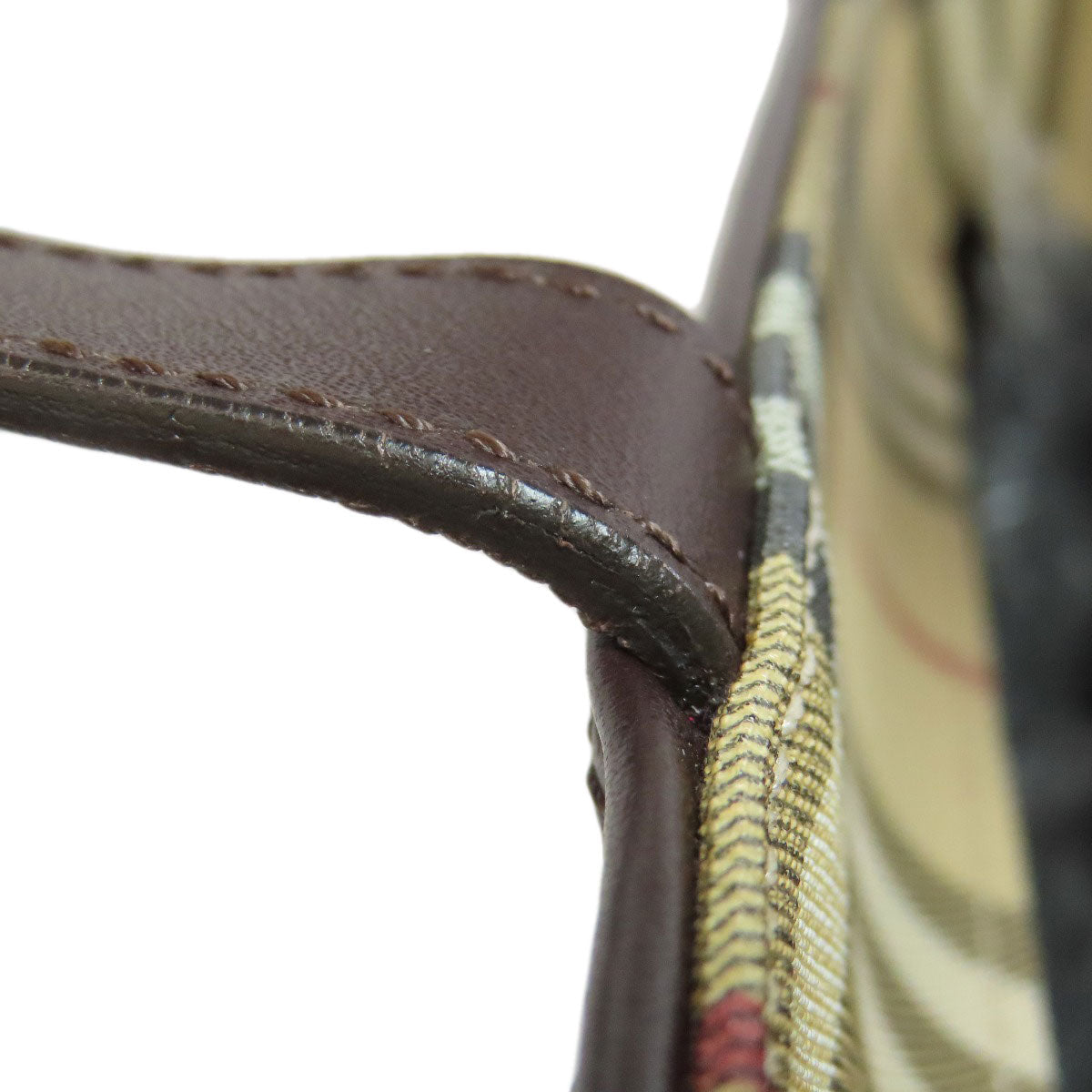 BURBERRY Handbag PVC beige Nova Check