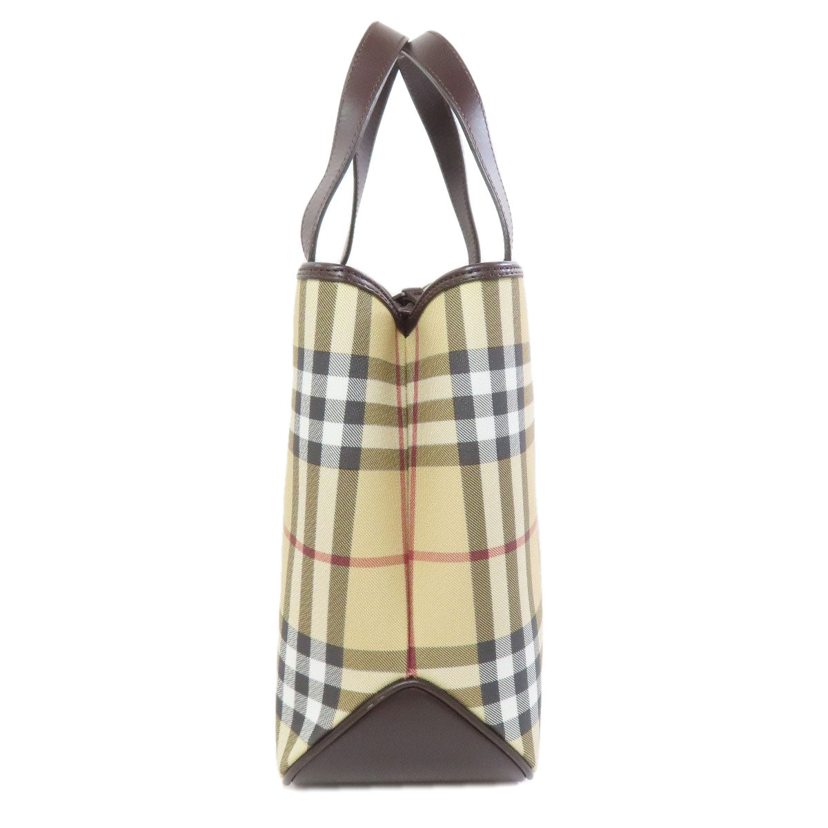 BURBERRY Handbag PVC beige Nova Check