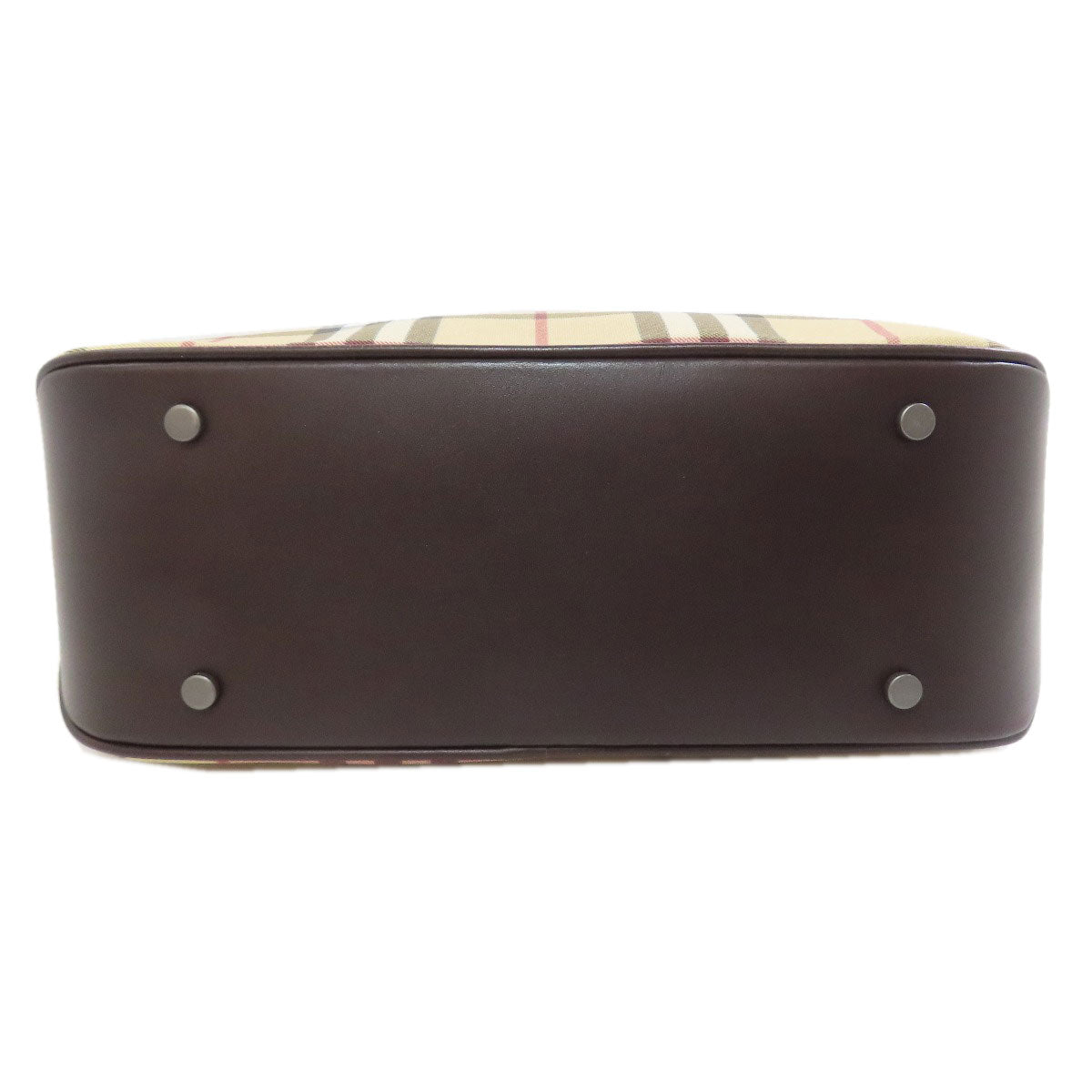 BURBERRY Handbag PVC beige Nova Check