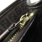 FENDI Handbag PVC Brown Zucca Pattern