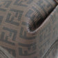 FENDI Handbag PVC Brown Zucca Pattern