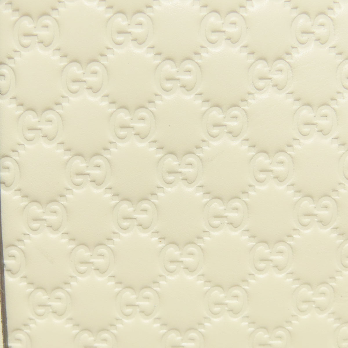 GUCCI Handbag 449645 leather white Outlet GG Signature Microsima 2WAY Women Used Authentic