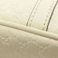 GUCCI Handbag 449645 leather white Outlet GG Signature Microsima 2WAY Women Used Authentic