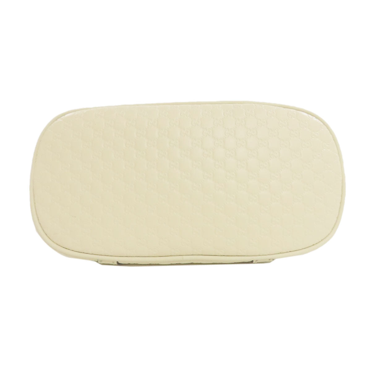 GUCCI Handbag 449645 leather white Outlet GG Signature Microsima 2WAY Women Used Authentic