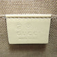 GUCCI Handbag 449645 leather white Outlet GG Signature Microsima 2WAY Women Used Authentic