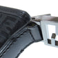 FENDI Shoulder Bag Nylon black Zucca Pattern Women Used Authentic