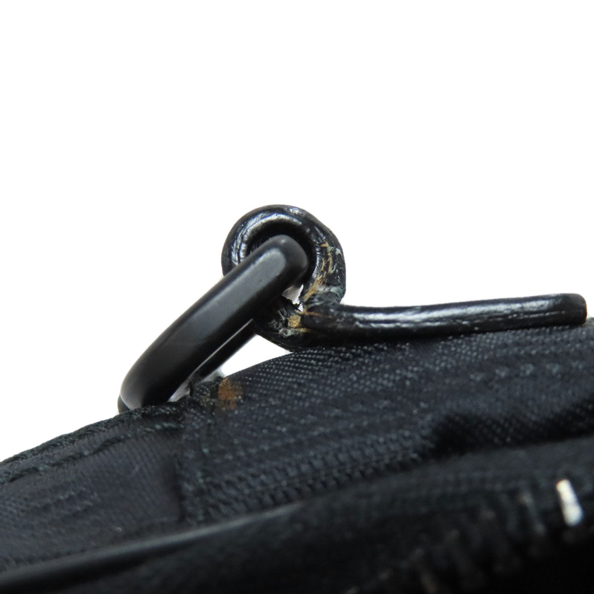 CHANEL Handbag Nylon jacquard black New travel line 2WAY