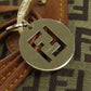 FENDI Handbag canvas Brown Zucca Pattern