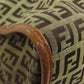 FENDI Handbag canvas Brown Zucca Pattern