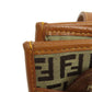 FENDI Handbag canvas Brown Zucca Pattern