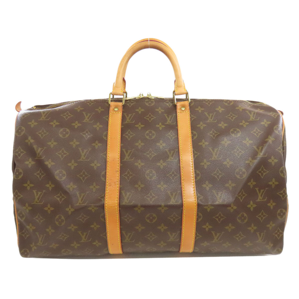 LOUIS VUITTON Boston Duffel bag M41426 Monogram canvas Brown Keepall 50