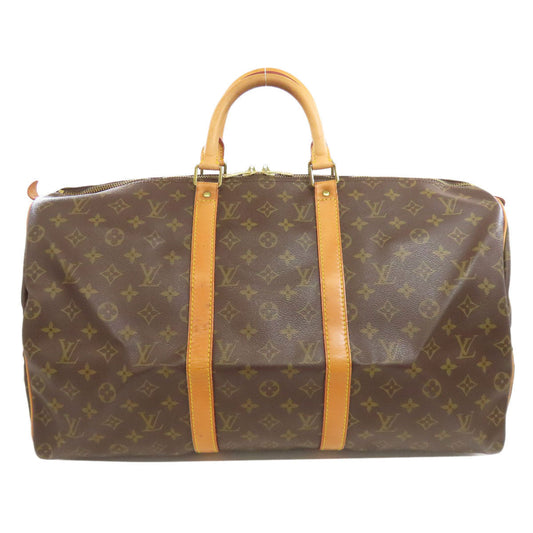LOUIS VUITTON Boston Duffel bag M41426 Monogram canvas Brown Keepall 50