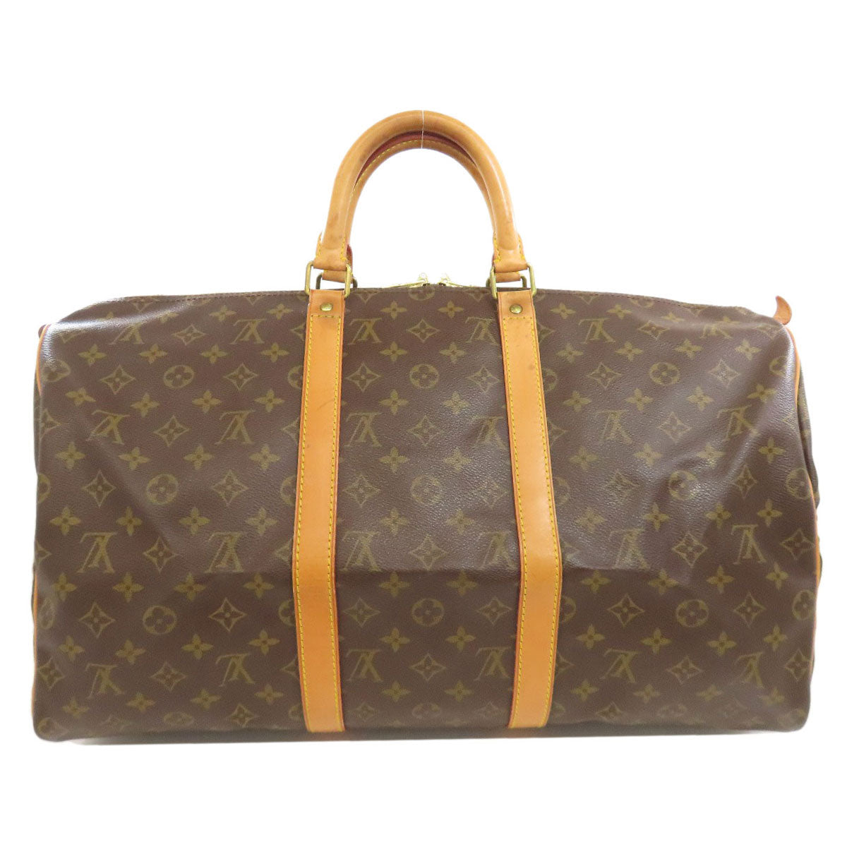 LOUIS VUITTON Boston Duffel bag M41426 Monogram canvas Brown Keepall 50