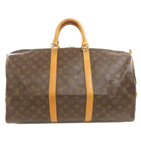 LOUIS VUITTON Boston Duffel bag M41426 Monogram canvas Brown Keepall 50