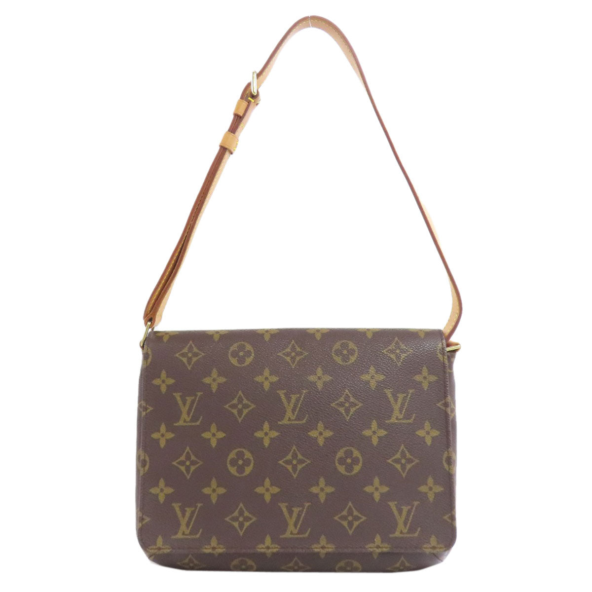 LOUIS VUITTON Shoulder Bag M51257 Monogram canvas Brown Musette Tango S Women Used Authentic