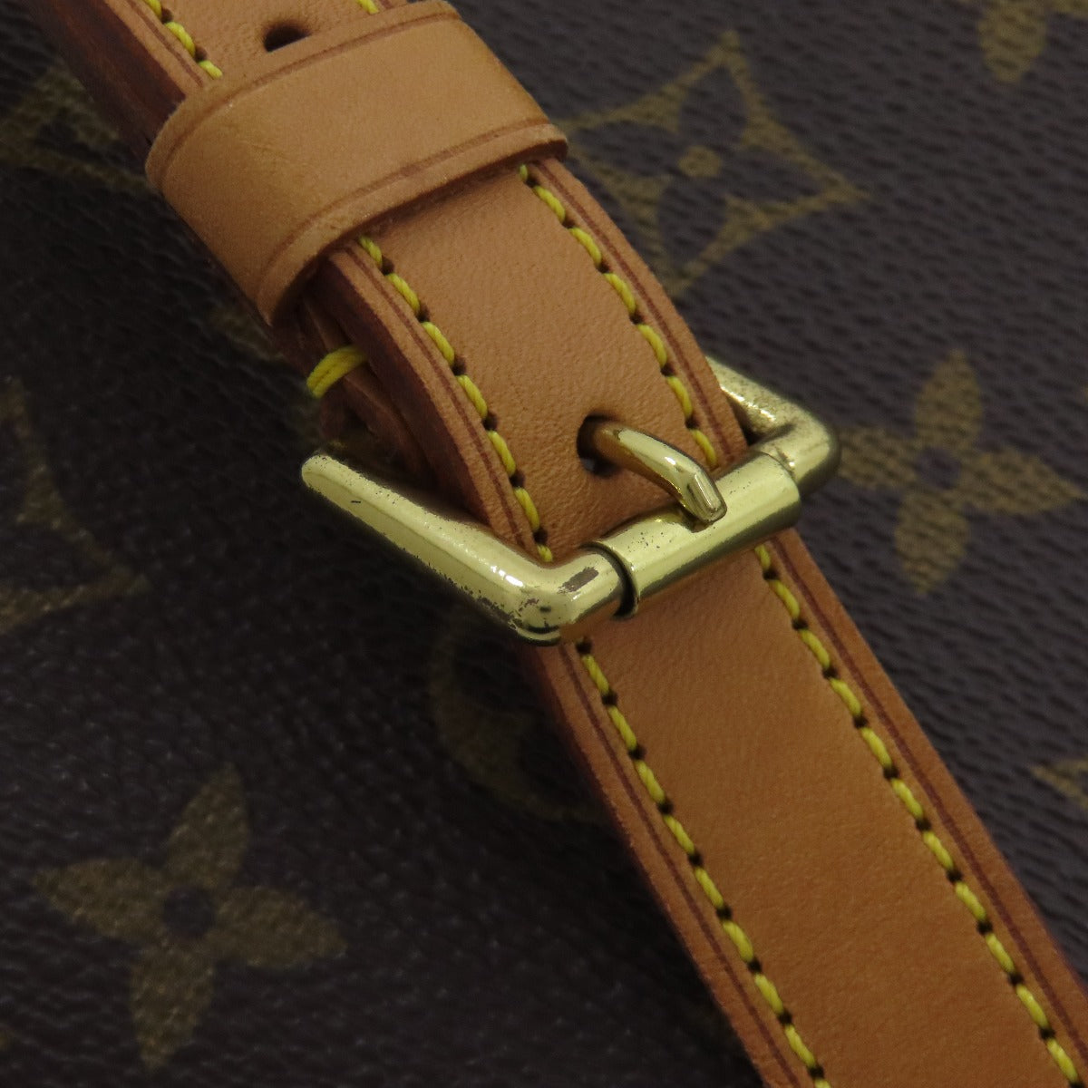LOUIS VUITTON Shoulder Bag M51257 Monogram canvas Brown Musette Tango S Women Used Authentic