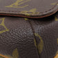 LOUIS VUITTON Shoulder Bag M51257 Monogram canvas Brown Musette Tango S Women Used Authentic