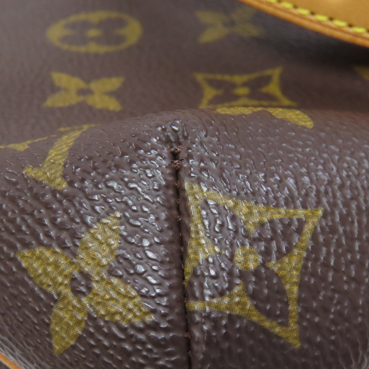 LOUIS VUITTON Shoulder Bag M51257 Monogram canvas Brown Musette Tango S Women Used Authentic