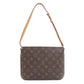 LOUIS VUITTON Shoulder Bag M51257 Monogram canvas Brown Musette Tango S Women Used Authentic