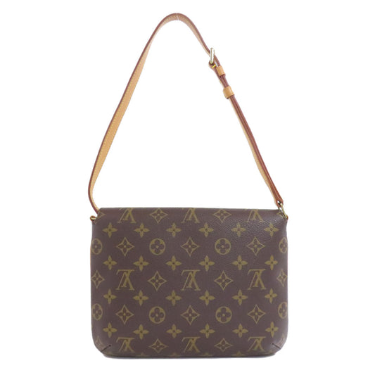 LOUIS VUITTON Shoulder Bag M51257 Monogram canvas Brown Musette Tango S Women Used Authentic