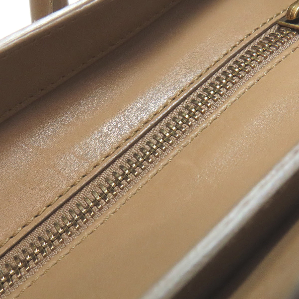 CELINE Handbag leather Brown Luggage mini Women Used Authentic