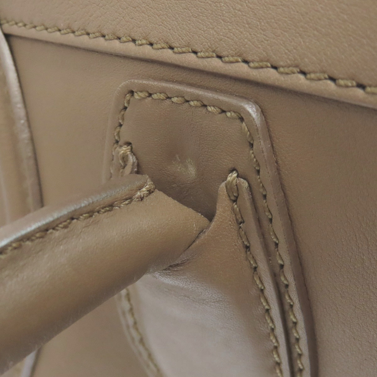 CELINE Handbag leather Brown Luggage mini Women Used Authentic