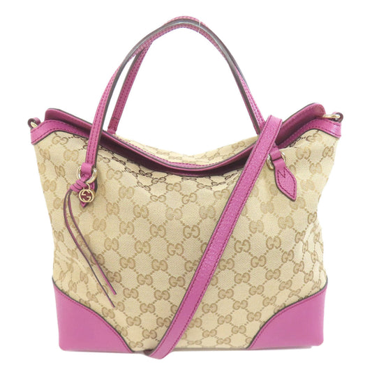 GUCCI Tote Bag 353120 canvas pink BREE GG CANVAS 2WAY