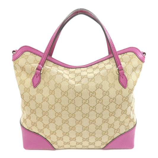 GUCCI Tote Bag 353120 canvas pink BREE GG CANVAS 2WAY